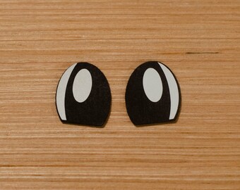 NBEADS 12 Pairs Felt Eyes For Crafts - 6 Styles With Lashes, For Crochet Animals & Plush Toys DIY