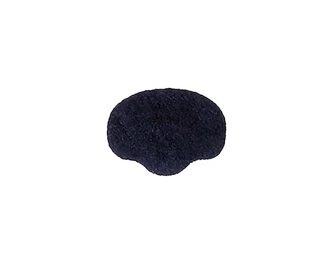6 Pack Black Felt Animal Noses for Amigurumi, Crochet, Plushie Making