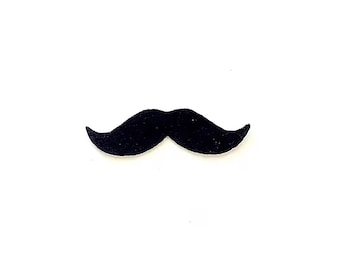 6 Pack Felt Moustaches for Amigurumi, Face, Crochet, Knit, Plushie