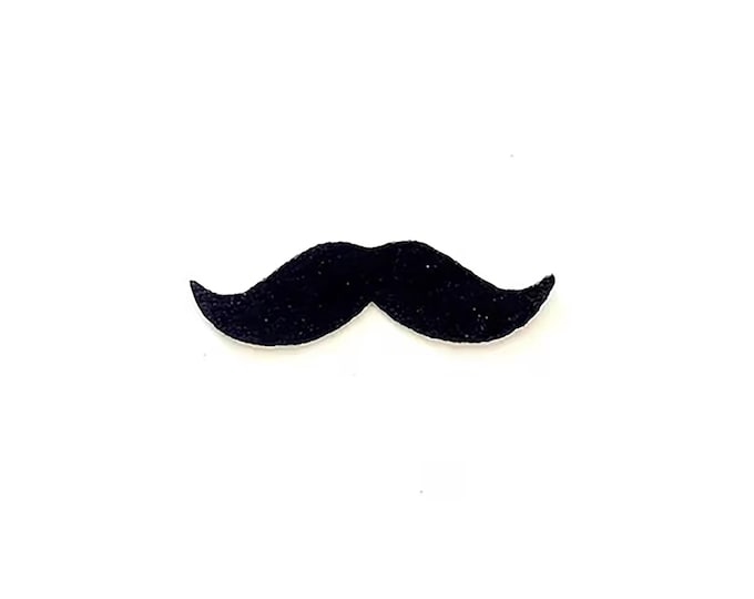 6 Pack Felt Moustaches for Amigurumi, Face, Crochet, Knit, Plushie