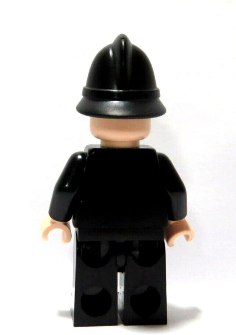 Lego Police Policeman Minifigure Officer Constable Boy Man Flesh Skin Beard image 2