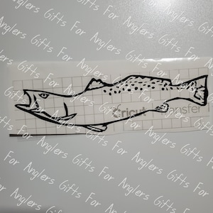 Realistic Speckled Trout Saltwater Fish Fishing Vinyl Decal Stickers