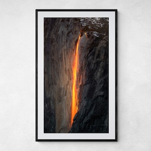 Firefall - Horsetail Falls - El Capitan - Yosemite National Park - Fine Art Landscape Photography Print