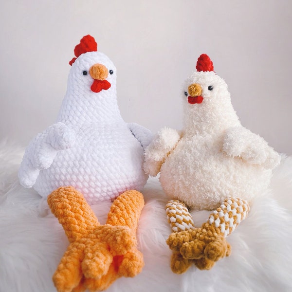 Crochet Hen Chicken plushie Amigurumi Hen Chicken: Hennifer the Hen |Amigurumi PDF pattern|English