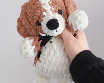 Crochet Puppy Pattern: Squishy Beagle Amigurumi (PDF Pattern)