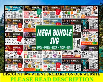 5000+ Harry Potter Mega Bundle Svg, Harry Potter Svg, Harry Potter Movie