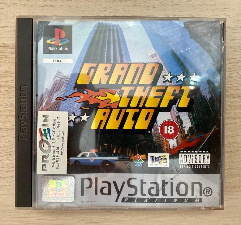 Grand Theft Auto PlayStation 1 psx PAL 1997 image 1