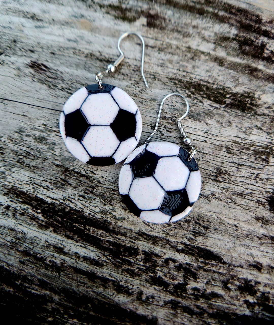 Stainless Steel Soccer Ball Earrings - Sports Jewelry Gift For Women, Mom, Sports Fans - View #8