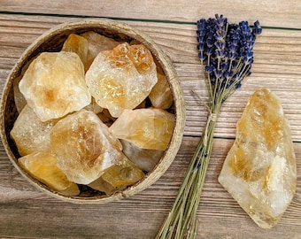 Citrine Raw, Ethically Sourced Crystals, Eco-friendly Packaging, Citrine Crystal