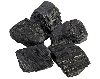 Black Tourmaline Bulk, Ethically Sourced Crystals, Eco-friendly Packaging, Bulk Crystals