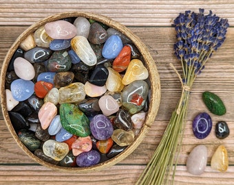 Tumbled Crystals 20-30 mm, Ethically Sourced Crystals, Eco-friendly Packaging, Tumbled Stones