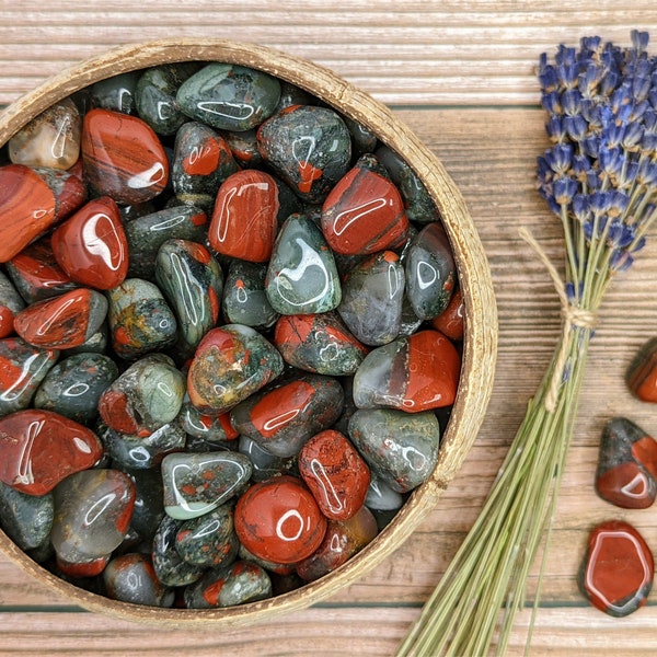 Bloodstone Bulk, Ethically Sourced Crystals, Eco-friendly Packaging, Bulk Crystals