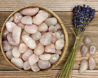 Rose Quartz Tumbled Crystal, Ethically Sourced Crystals, Eco-friendly Packaging, Rose Quartz Crystal