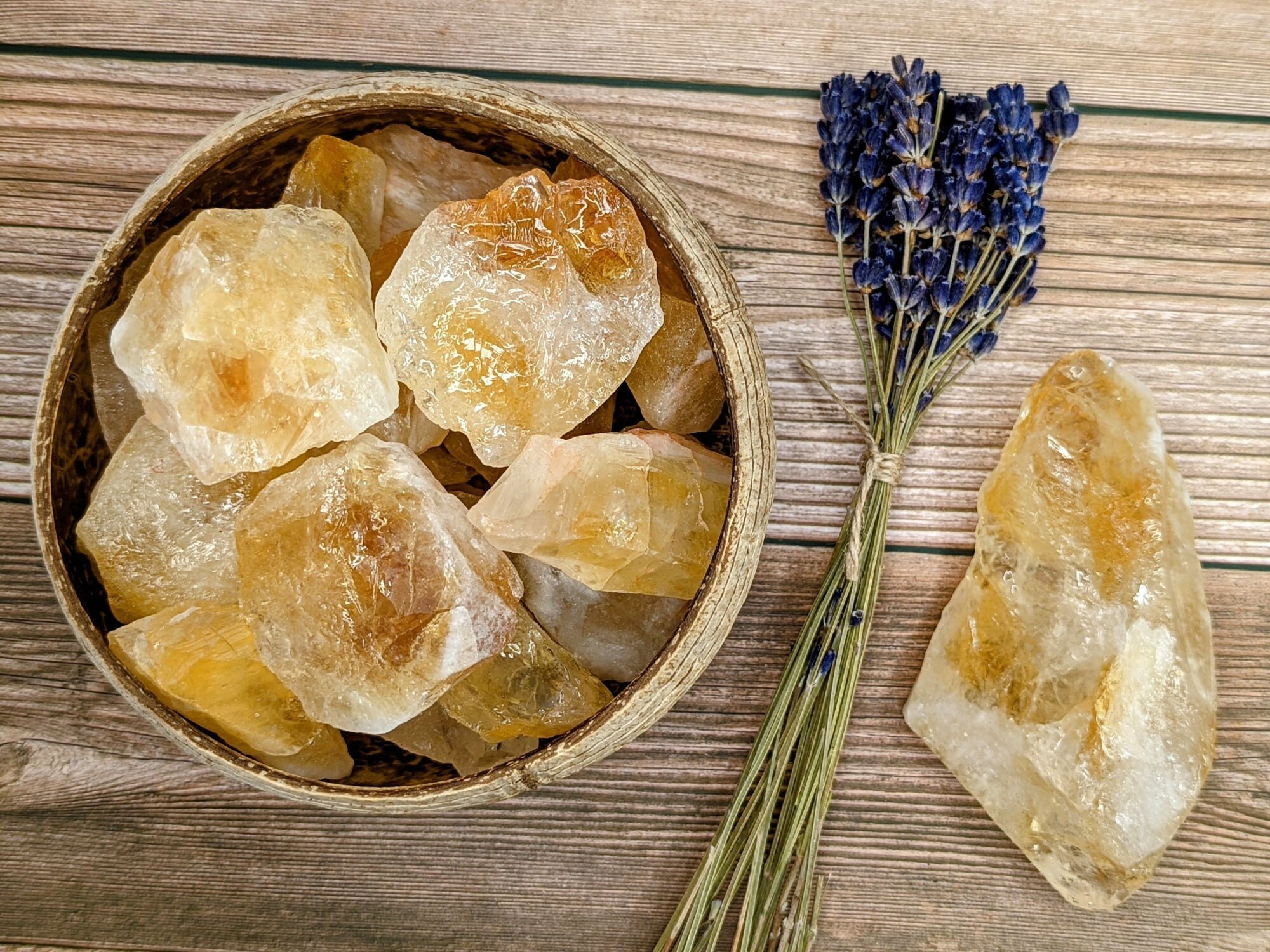 Citrine Raw, Ethically Sourced Crystals, Eco-friendly Packaging, Citrine Crystal