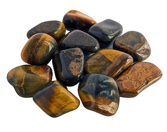 Tigers Eye Tumbled Crystal, Ethically Sourced Crystals, Eco-friendly Packaging, Tigers Eye Crystal