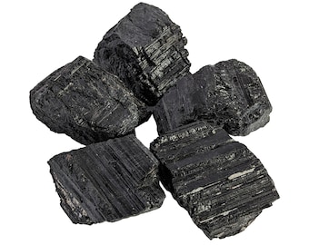 Raw Black Tourmaline, Ethically Sourced Crystals, Eco-friendly Packaging, Black Tourmaline Crystal