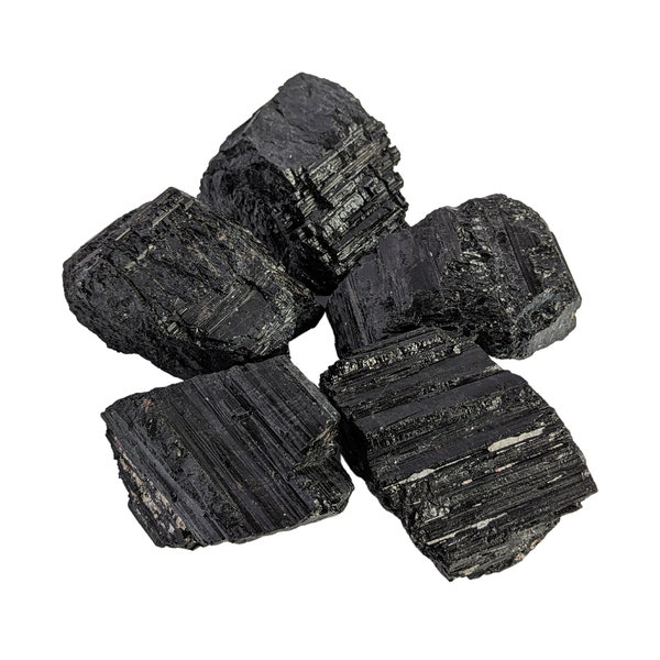 Raw Black Tourmaline, Ethically Sourced Crystals, Eco-friendly Packaging, Black Tourmaline Crystal