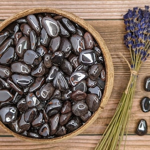 Hematite Tumbled Crystal, Ethically Sourced Crystals, Eco-friendly Packaging, Hematite Crystal