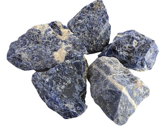 Raw Sodalite, Ethically Sourced Crystals, Eco-friendly Packaging, Sodalite Crystal