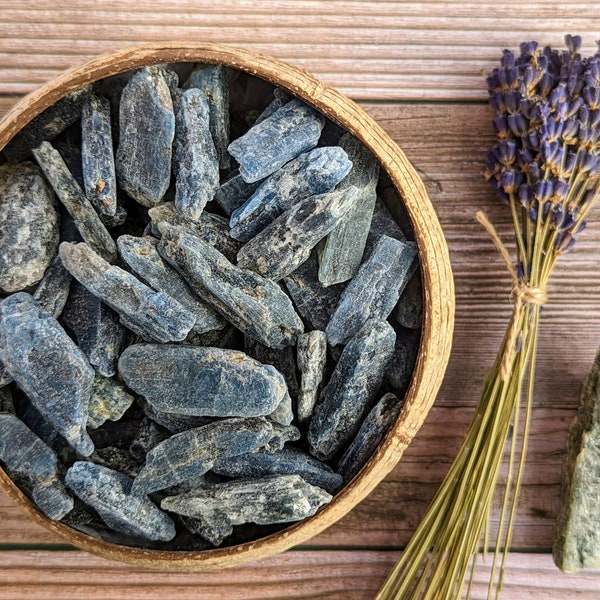 Raw Blue Kyanite, Ethically Sourced Crystals, Eco-friendly Packaging, Kyanite Crystal