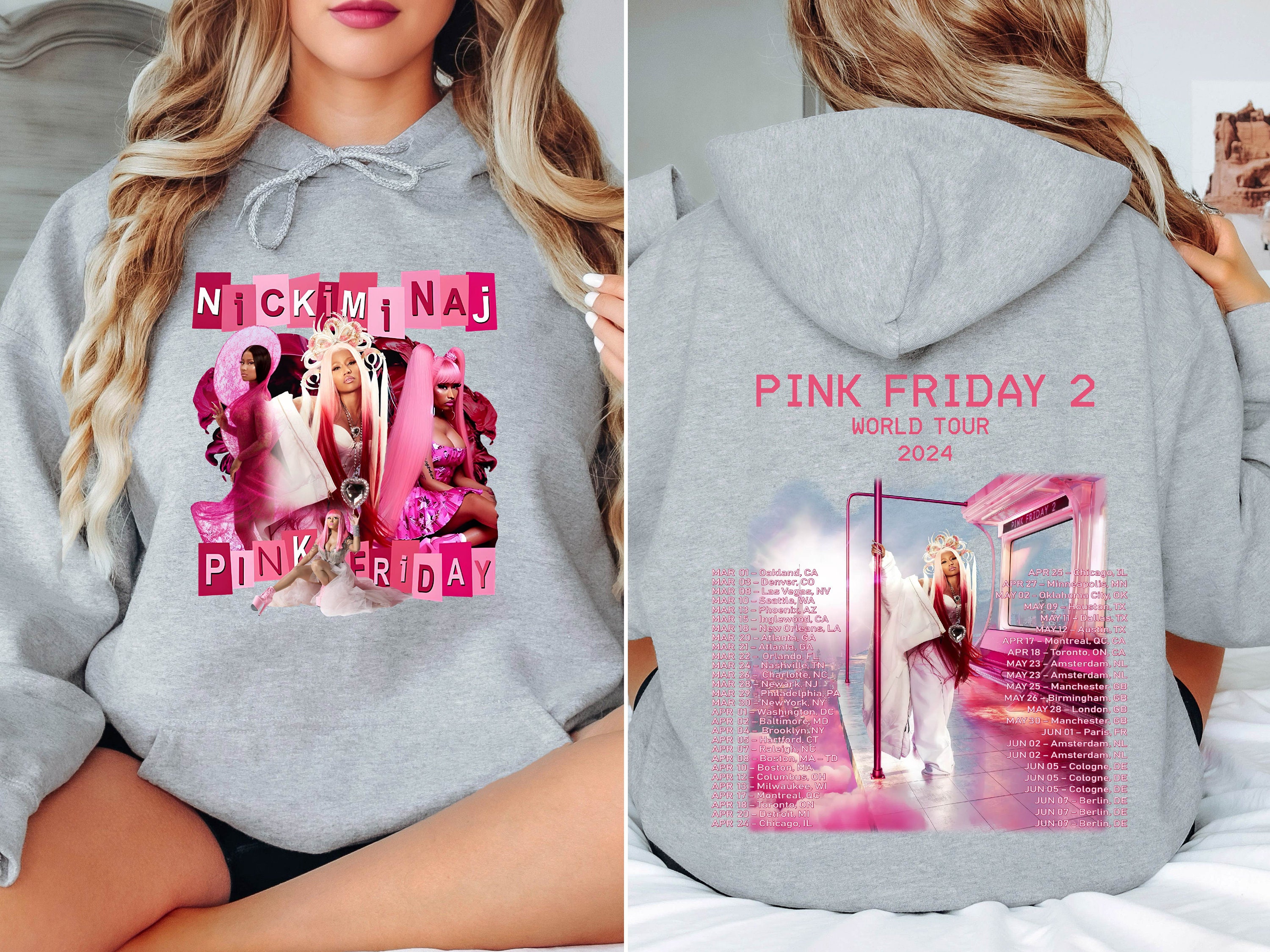 Nicki Minaj Pink Friday 2 World Tour 2024 Shirt, Nicki Minaj Concert Shirt, Gag City Shirt, Retro Nicki Minaj Shirt, Nicki Minaj Fan Gift