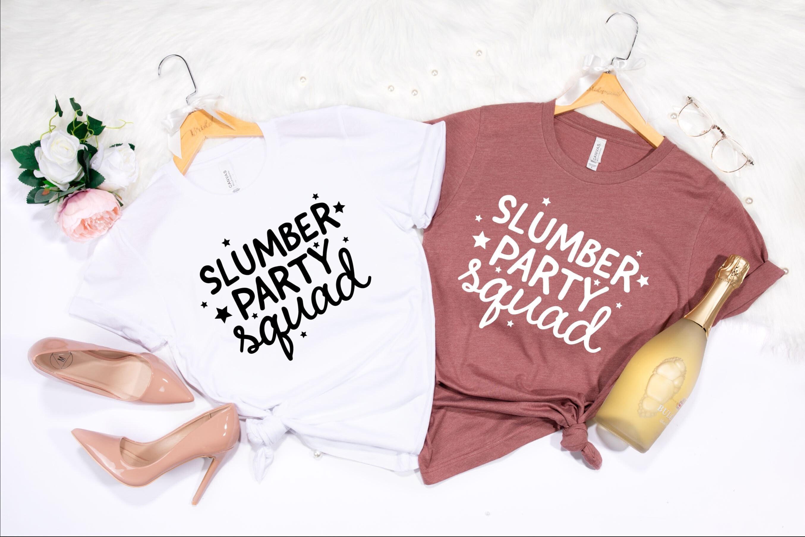 Slumber Party Squad T-shirt Sleepover 