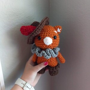 Crochet Puss &#39;n Boots; Dreamworks; Disney; Crochet Cat; Movie Character; Puss; Amigurumi; Doll; Cat; Crochet; Crochet Animal; Homemade; Gift