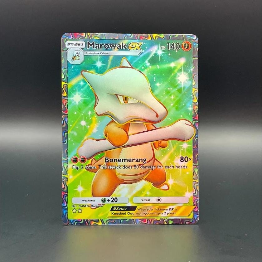 Marowak Card - Etsy UK