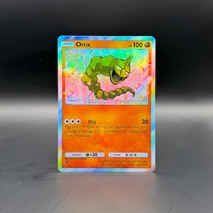 rare onix pokemon card Onix Japanese Neo Genesis Gold, Silver, to a New World 095 CGC 10 Gem