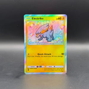Fan Art Pokemon TCG Pocket Electrike Holo Shiny Rare | Mega Shine