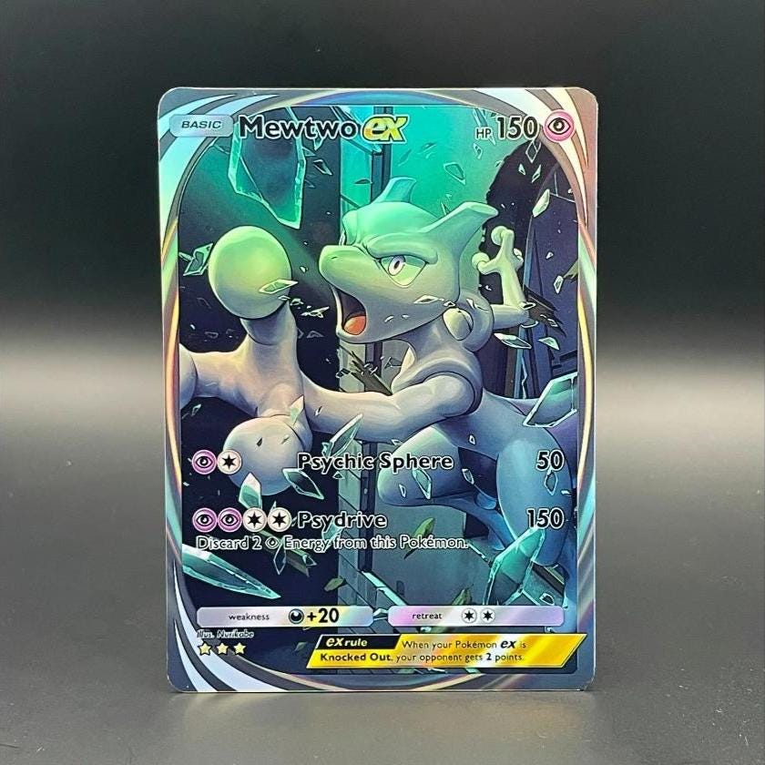 Rare Mewtwo Card - Etsy Rare Mewtwo Card - Etsy