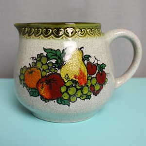 Milchtopf  Keramik Krug  Keramik Vintage