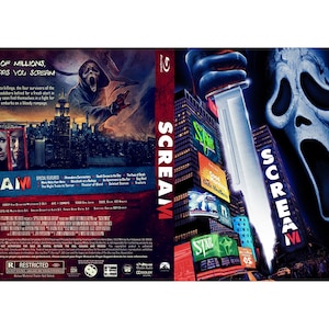 Custom Scream 6 Blu-ray Cover W/ Case (No Discs included)