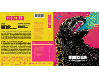 Custom Godzilla Collection Showa Era Blu-ray Cover W/ Case (No Discs)