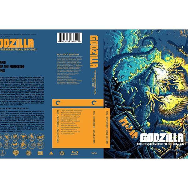 Custom Godzilla Collection: Monsterverse (No Discs)