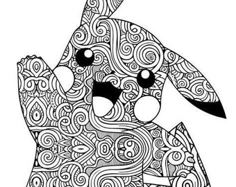 Mandala pikachu - Etsy.de