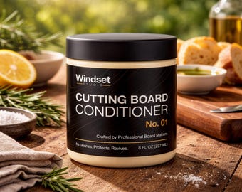 Cutting Board Conditioner – Simple 3 Ingredient Blend – Charcuterie Board Oil - Butcher Block Oil – 8 oz