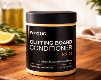 Cutting Board Conditioner – Simple 3 Ingredient Blend – Butcher Block Oil – 8 oz