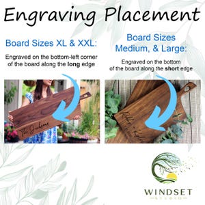 Large Acacia Wood Cutting Board With Handle Wooden Charcuterie - View #9