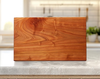 Solid One Piece Cutting Board – No Glue, Single Piece of Hardwood, Cherry, Maple, Walnut, Personalized Wood Charcuterie Board, Wooden Boards