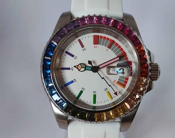 Custom made watch, Seiko NH36 movement
