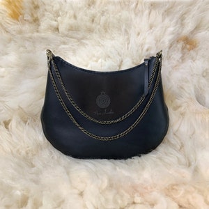 Vella Umhängetasche | Handgefertigte Umhängetasche aus Leder | Anar Leder | Einkaufstasche | Seitentasche | Naturleder | Rindsledertasche | Handgemachte Tasche