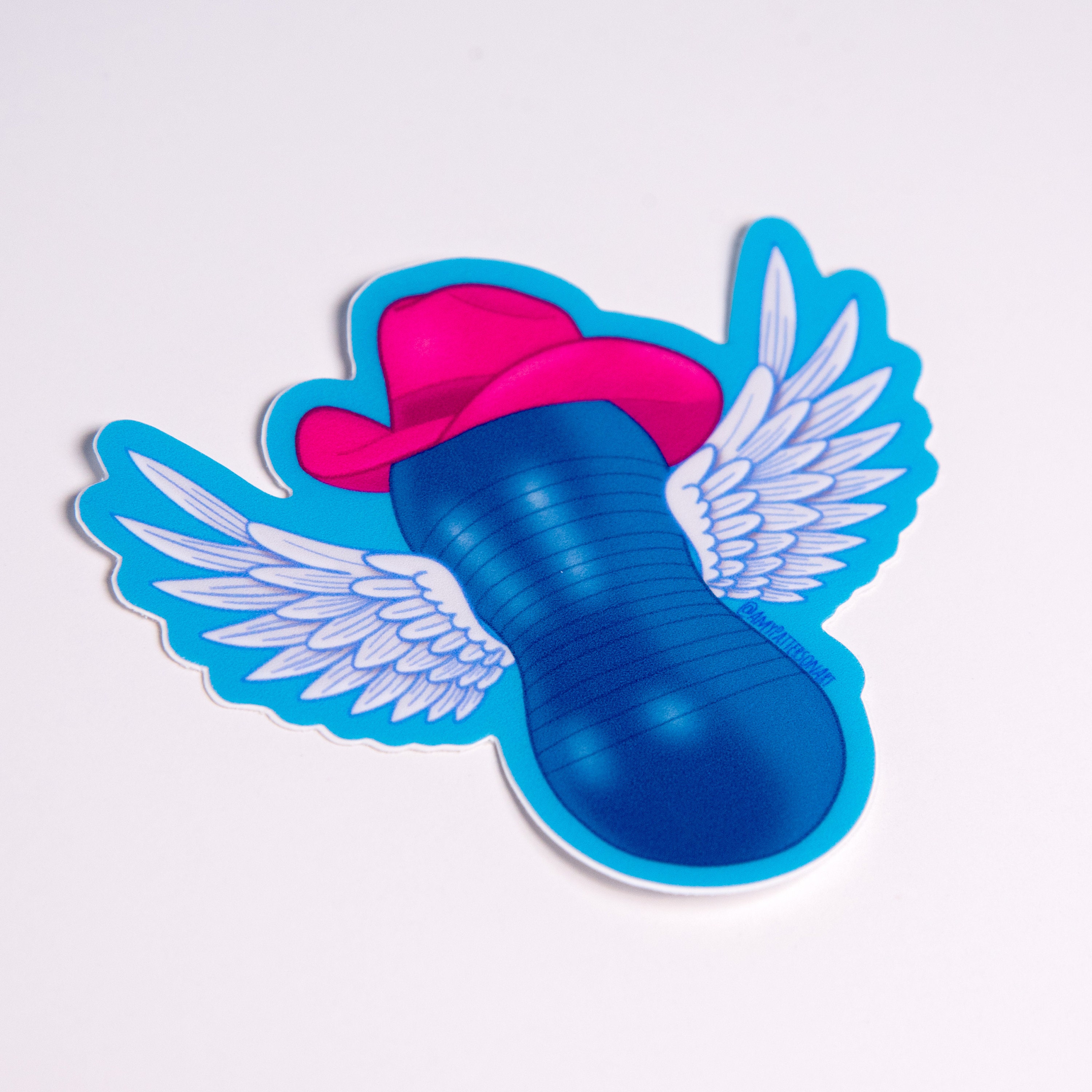 Buy Flying Cowgirl Peanut Ball Sticker Online in India 