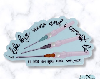 I like big Veins IV Sticker