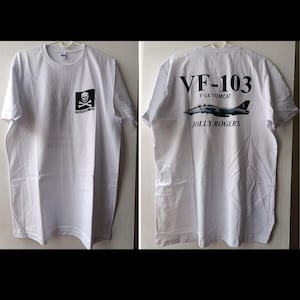 VF-103 - Jolly Roger Squadron - Tshirt (VFA-103, Navy, Warplane, Sluggers, Naval, Pilot, Tomcat, Fighting 103, USAF)