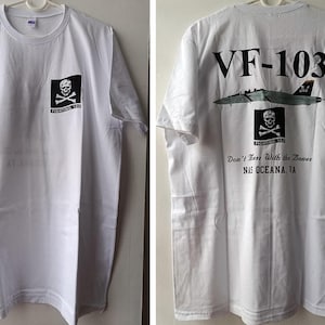 VF-103 - Nas Oceana Squadron - Tshirt (VFA-103, Navy, Warplane, Sluggers, Naval, Pilot, Tomcat, Fighting 103, USAF)