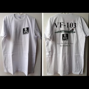 VF-103 - Nas Oceana Squadron - Tshirt (VFA-103, Navy, Warplane, Sluggers, Naval, Pilot, Tomcat, Fighting 103, USAF)