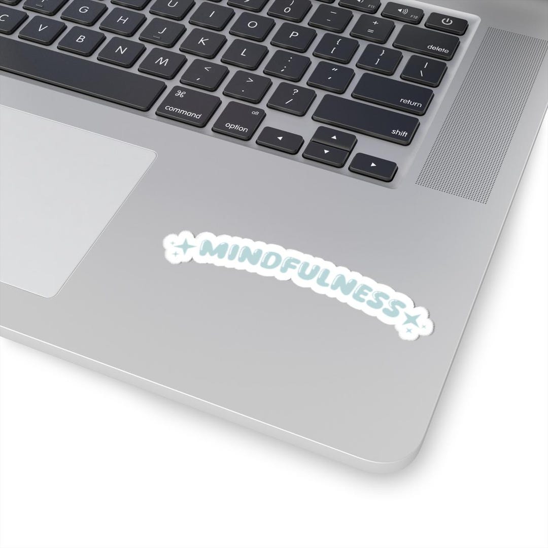 Mindfullness Sticker Mindfulness Sticker | Therapy | Pastel Vinyl | Meditation & Calm ...