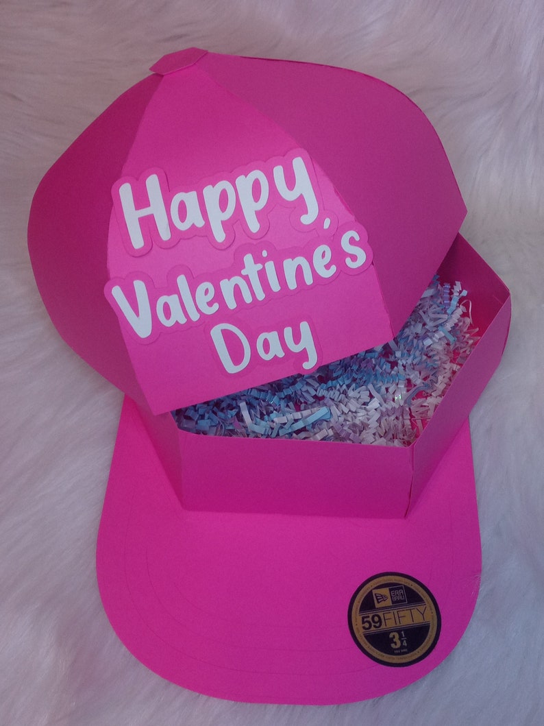 Baseball Cap Gift Box Hat Treat Gift Box Etsy