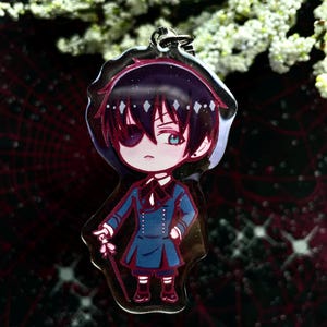 Black Butler Chibi Keychains - Etsy